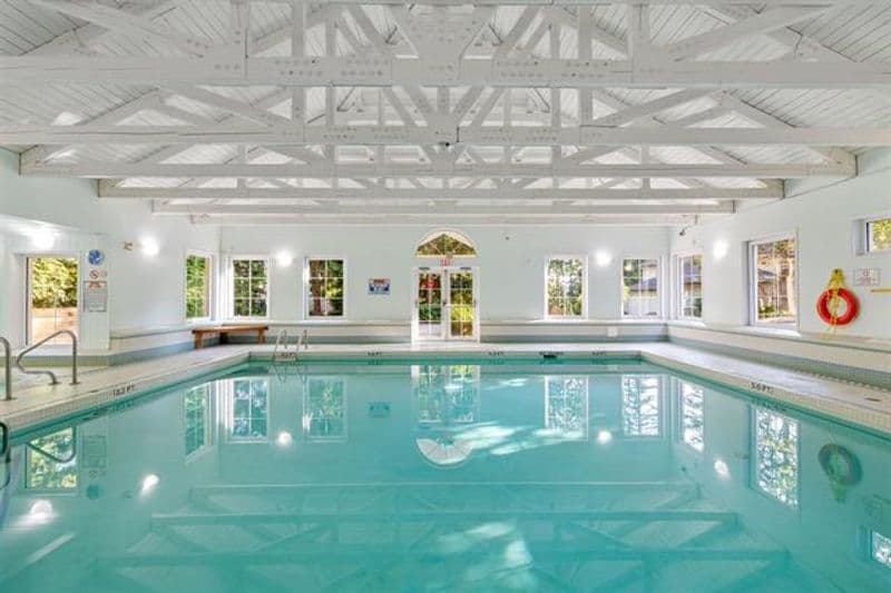 Indoor amenity pool at Treetops
